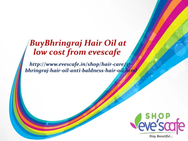 Bhringraj Hair Oil at low cost from evescafe