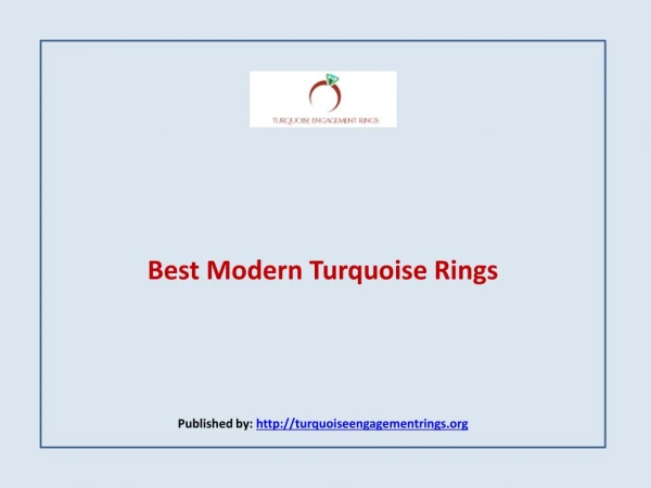 Best Modern Turquoise Rings