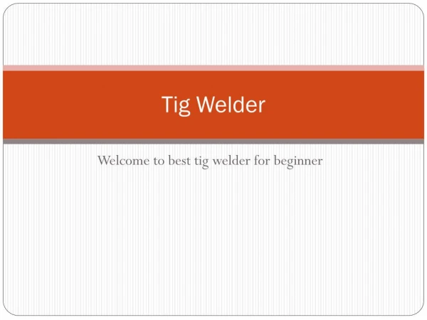 Tig Welder