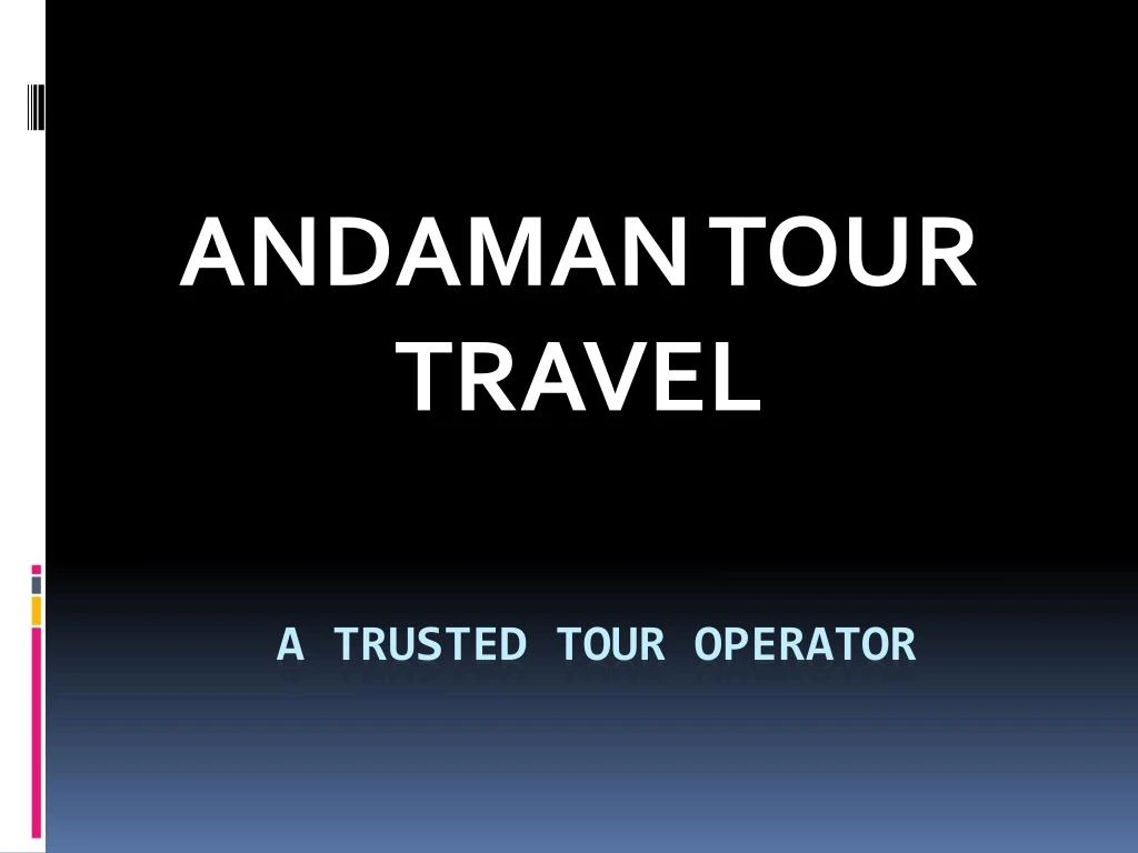 andaman tour travel