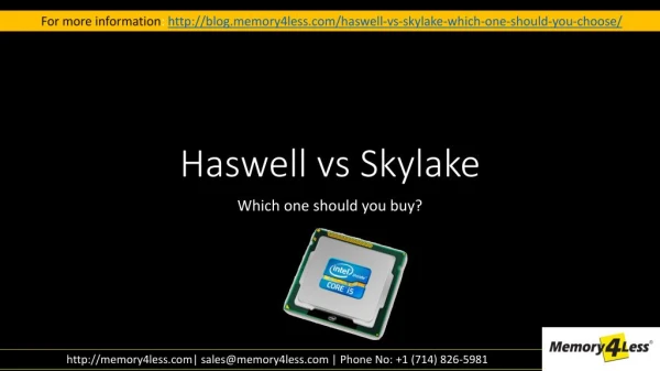 Haswell vs Skylake: Which One Should You Choose?