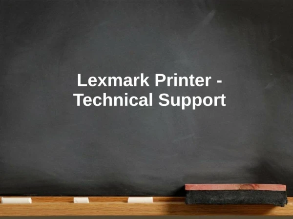 Lexmark Printer – Technical Support