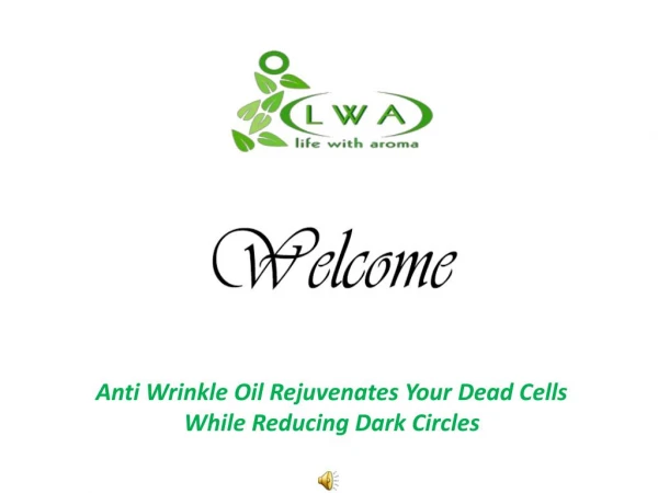 Anti Wrinkle Oil