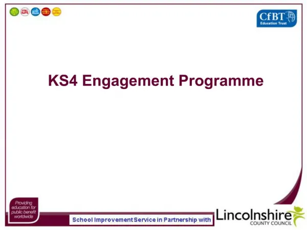 KS4 Engagement Programme