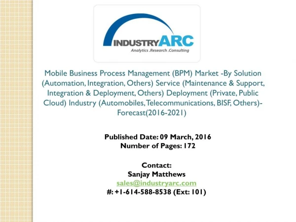 Mobile Business Process Management Market: business process automation to boost in Europe