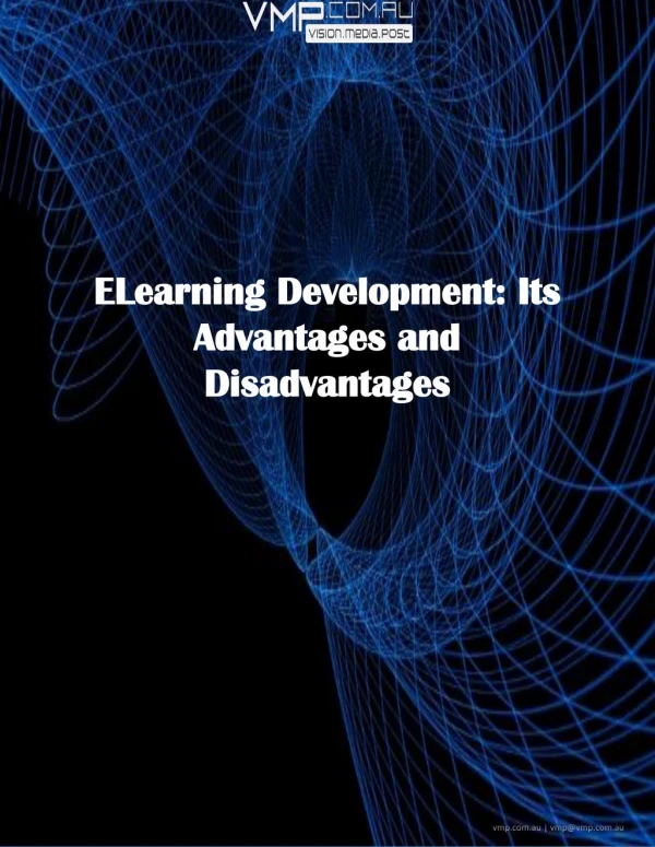 ELearning Development: Its Advantages and Disadvantages