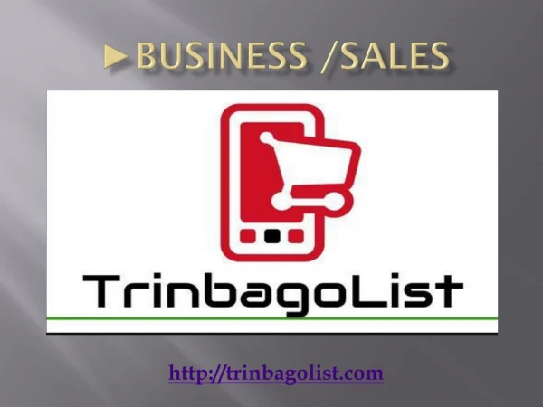 Buy and sell in Trinidad