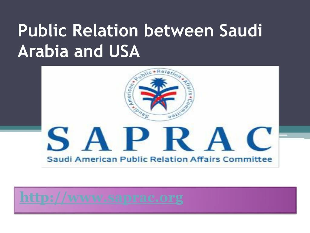 public relation between saudi arabia and usa