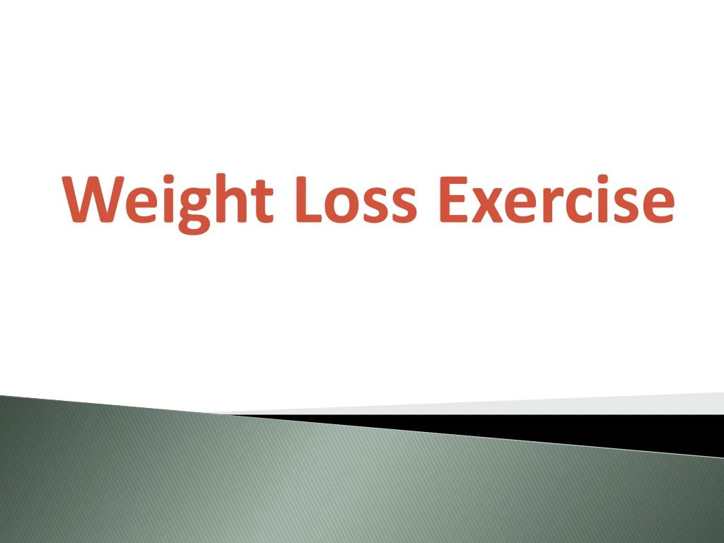 weight loss exercise