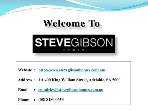 Steve Gibson Homes
