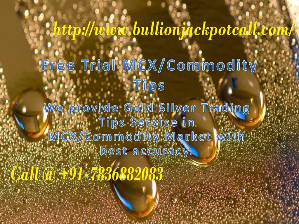 free trial mcx commodity tips