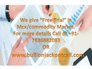 100 Accurate Commodity Tips Free Trial