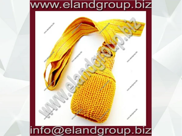 General Officers gold sword knot