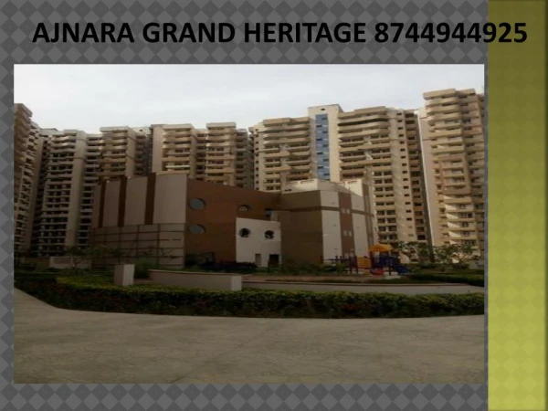 Ajnara grand heritage 8744944925