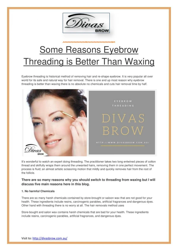 Some Reasons Eyebrow Threading is Better Than Waxing