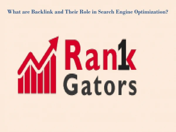 Role of Backlink in Search Engine Optimization