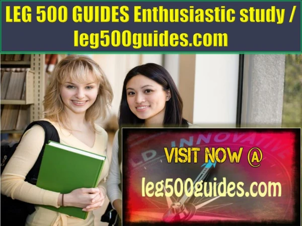 LEG 500 GUIDES Enthusiastic study / leg500guides.com