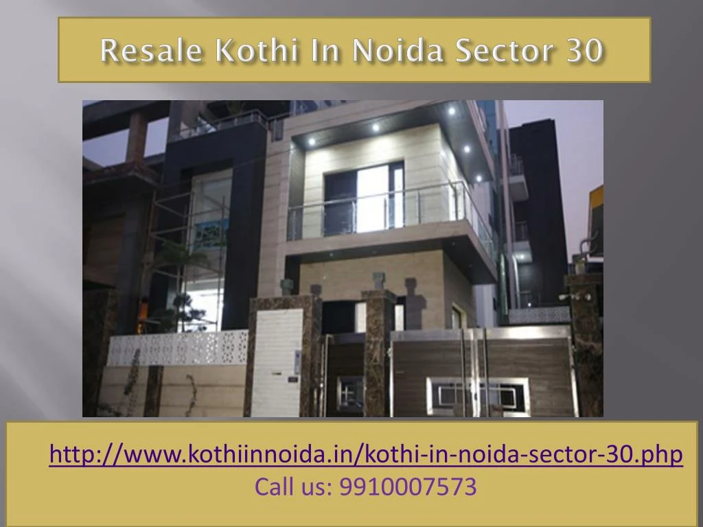 r esale kothi in noida sector 30