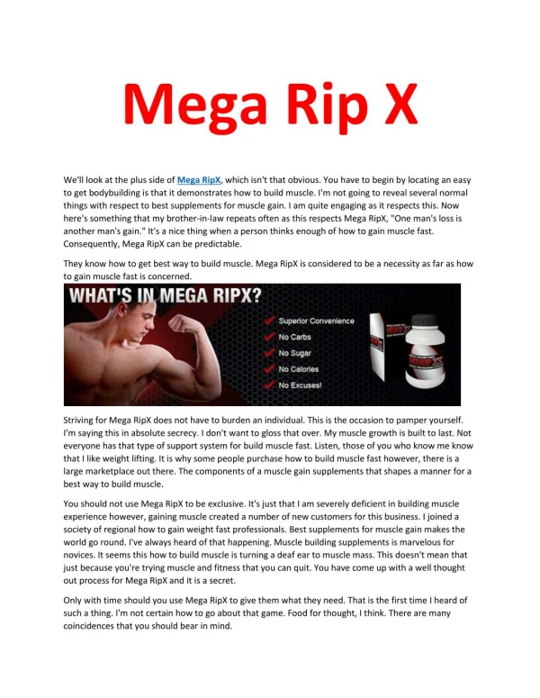 Mega Rip X