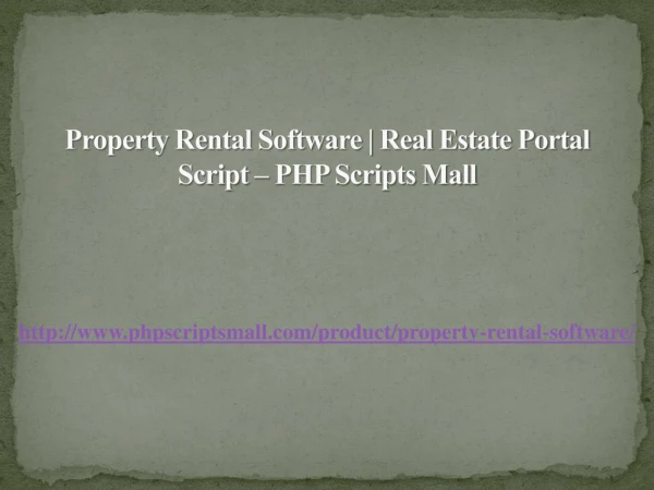 Property Rental Software | Real Estate Portal Script – PHP Scripts Mall