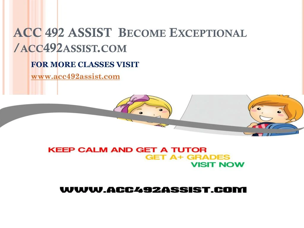 acc 492 assist become exceptional acc492assist com