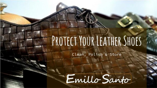 Protect Your Leather Shoes - Clean, Polish & Store