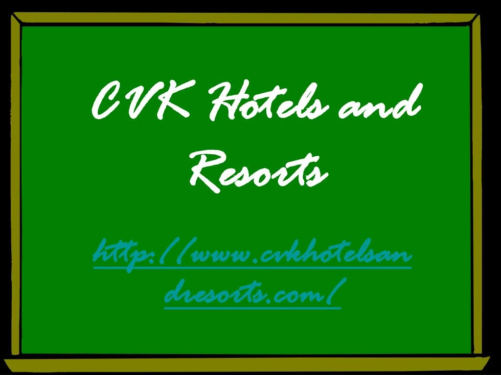 cvk hotels and resorts