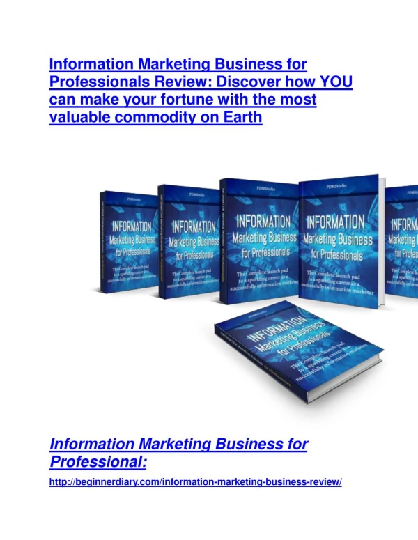 Information Marketing Business TRUTH review and EXCLUSIVE $25000 BONUS