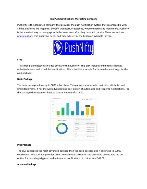 Top Push Notifications Marketing Company