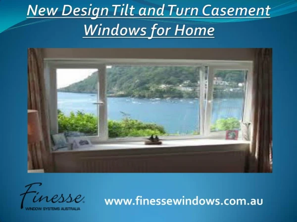 Latest Design Tilt and Turn Casement Windows