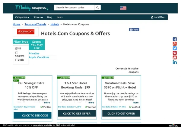 Hotels.com Coupons, Coupon Codes, Promo Codes
