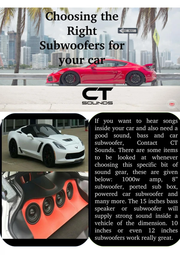 Choose 6.5 Speakers for Car