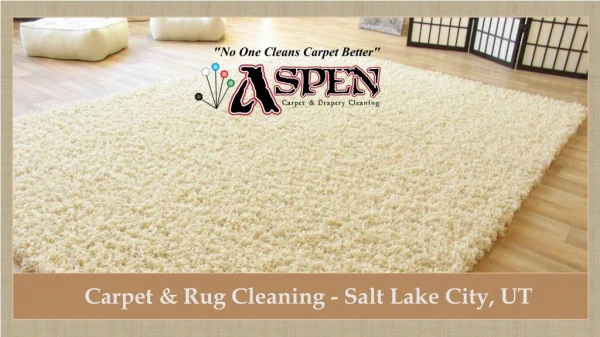 Carpet & Rug Cleaning - Salt Lake City, UT