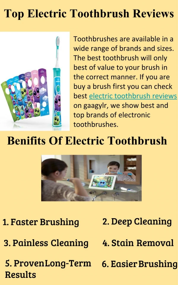 Top Electric Toothbrush Reviews