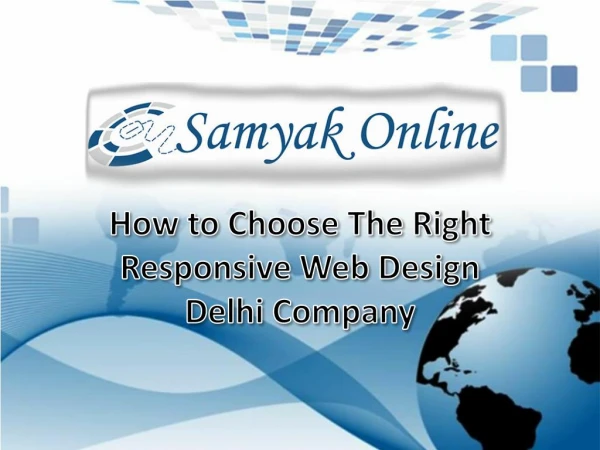 How To Choose The Right Responsive Web Design Delhi Company