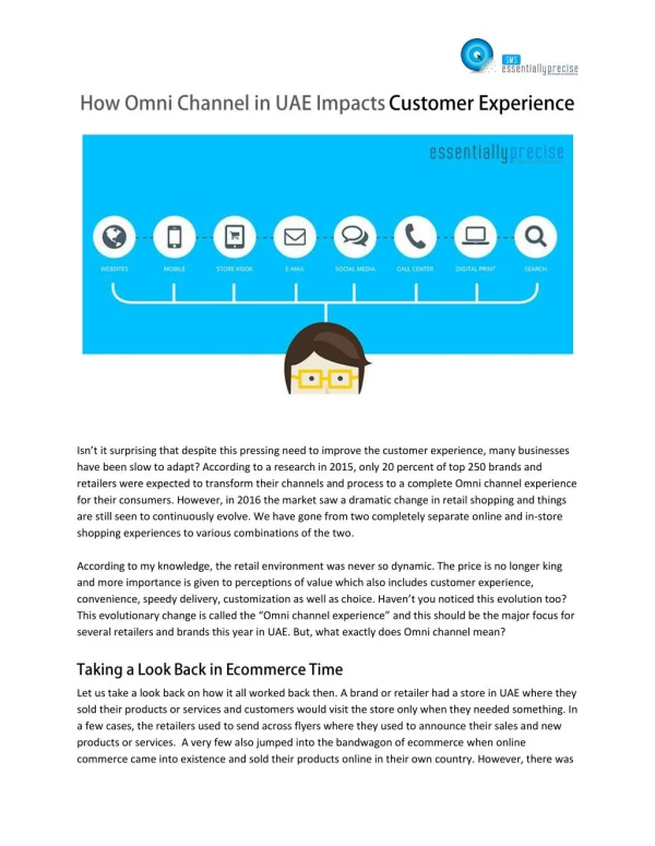 How Omni Channel in UAE Impacts Customer Experience