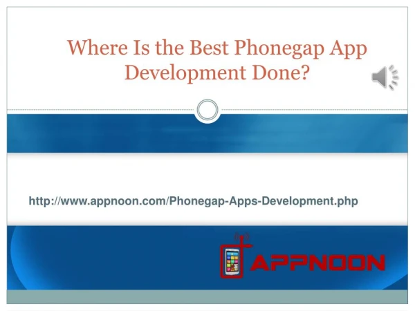 Where Is the Best Phonegap App Development Done?