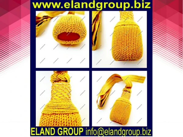 General Officers gold sword knot
