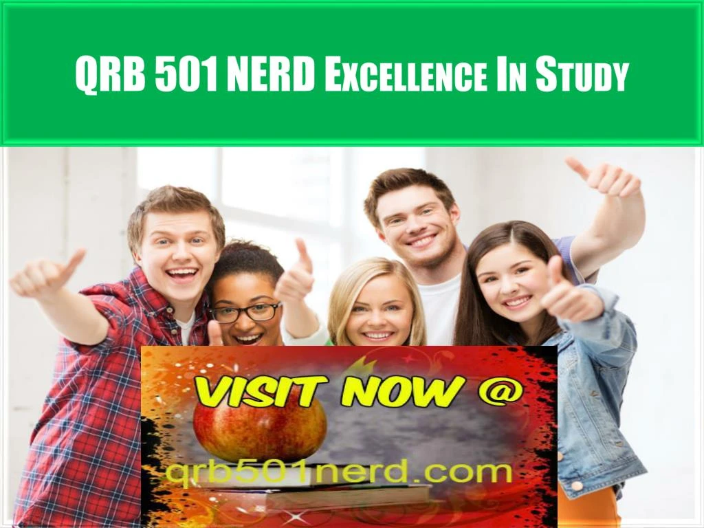 qrb 501 nerd excellence in study