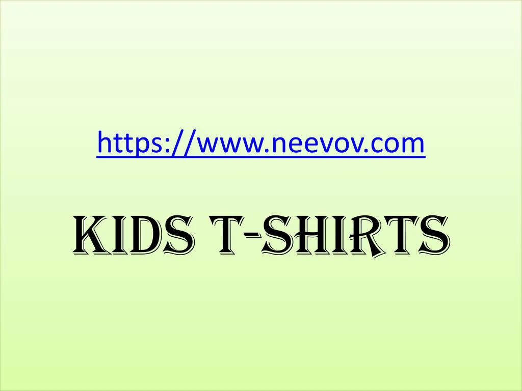 https www neevov com kids t shirts