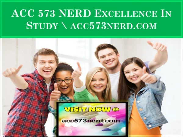 ACC 573 NERD Excellence In Study \ acc573nerd.com