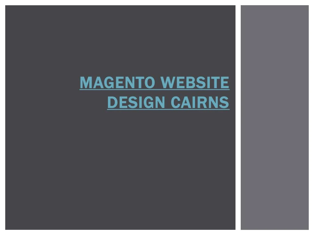 magento website design cairns