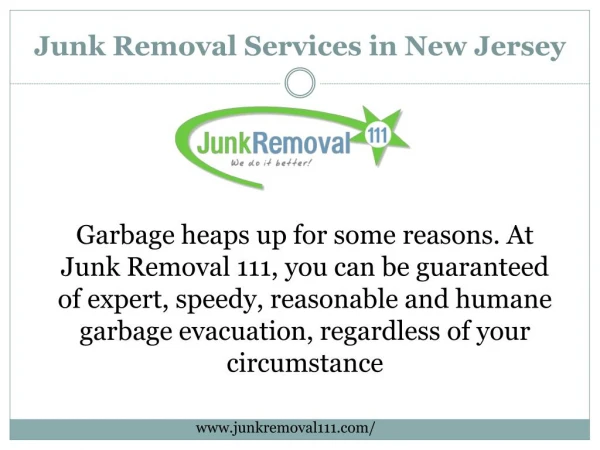 Take the Advantage of Junk Removal Services in New Jersey