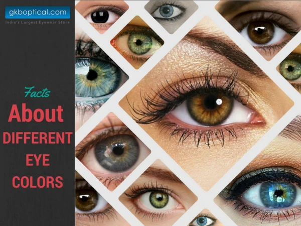 Facts about different Eye Colours