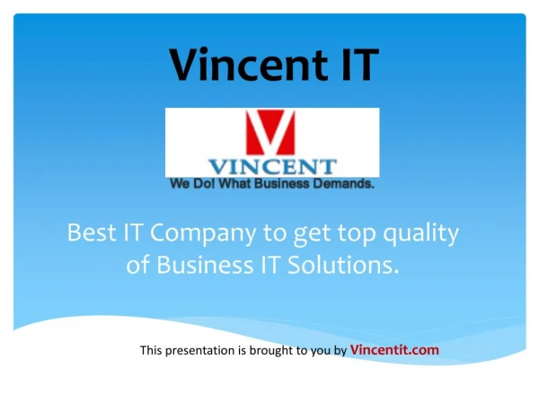 Mobile & Web Application Development Company in USA - Vincent IT
