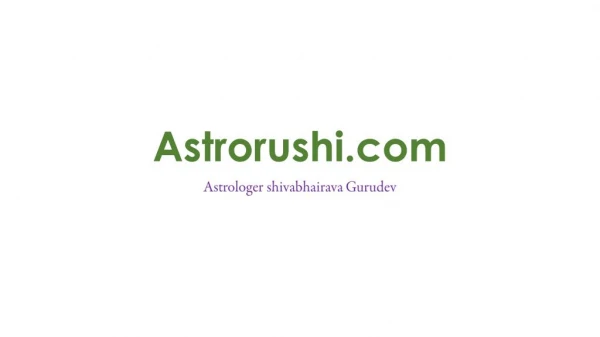 Best Indian Tamil Astrologer | Black magic specilaist -astrorushi.com