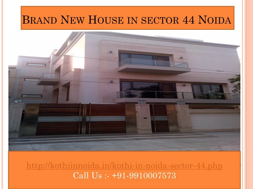 brand new house in sector 44 noida