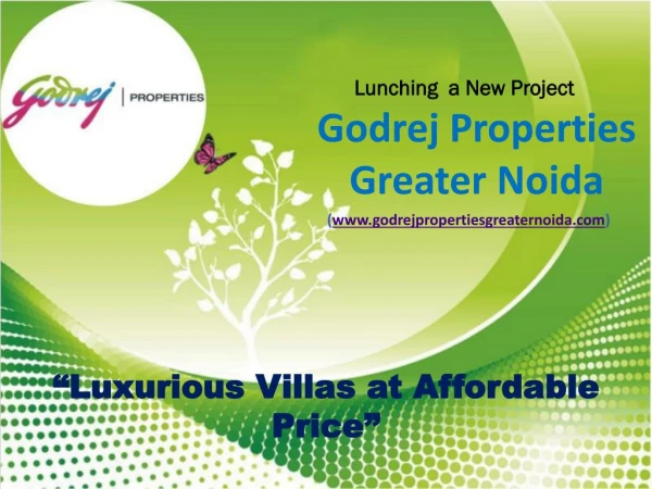 Godrej Villas in Greater Noida