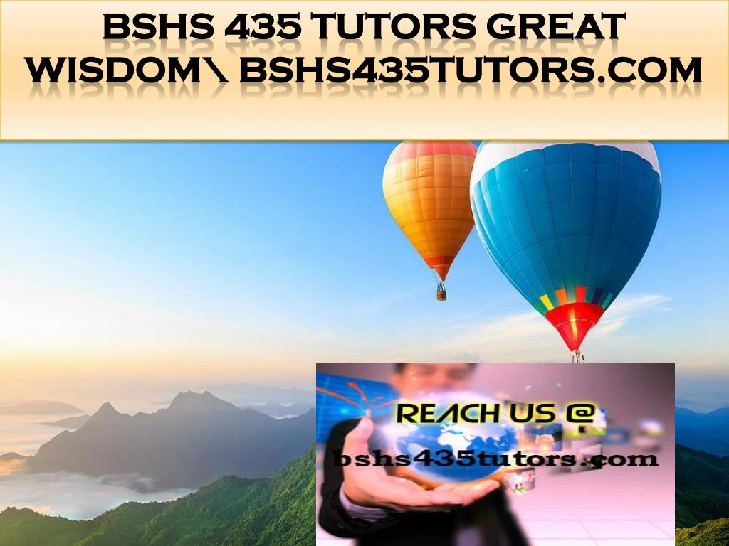 bshs 435 tutors great wisdom bshs435tutors com