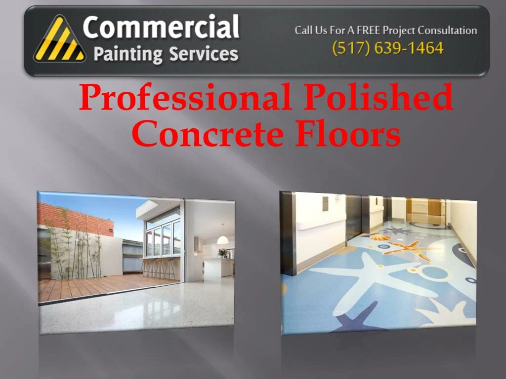 professional polished concrete floors